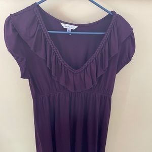 XL deep purple tshirt dress